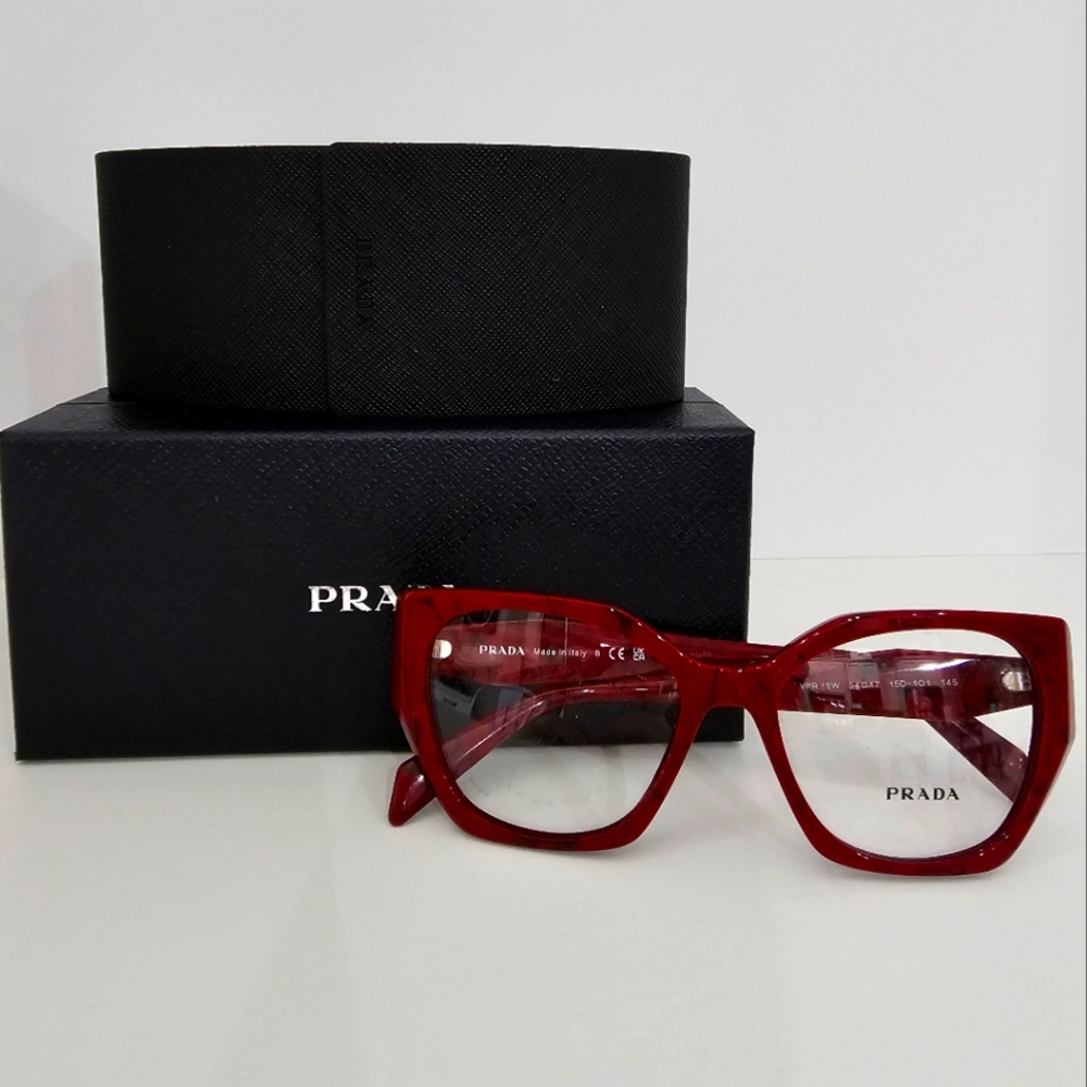 New Prada 18 WV frames in Etruscan Marble